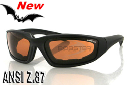 Foamerz II, Amber Lens Sunglasses, by Bobster